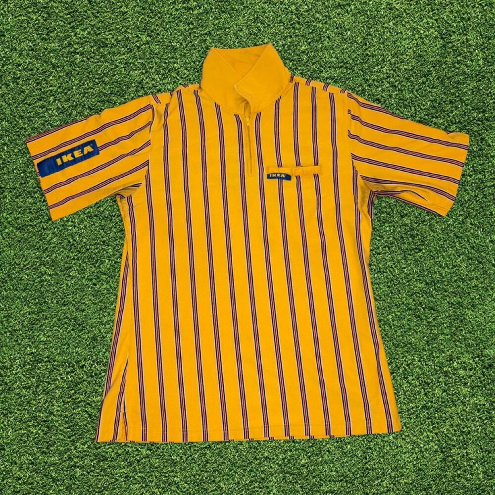 Vintage yellow ikea polo shirt
